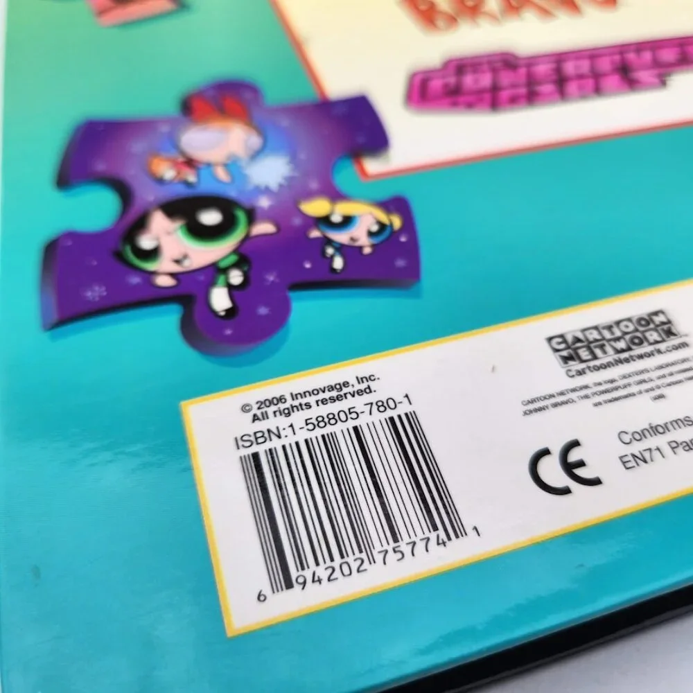 Johnny Bravo Dexter Power Puff Girls Cartoon Network Puzzle Story Book Gift 2006